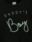 Kids T-Shirt & Short Set Printed Daddys Boy Sea Green